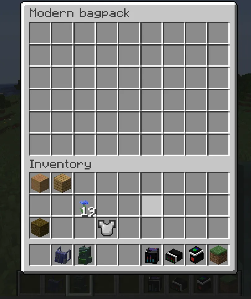Everything bag, Моды, Minecraft