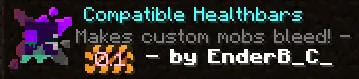 Compatible Healthbars, Текстуры, Minecraft