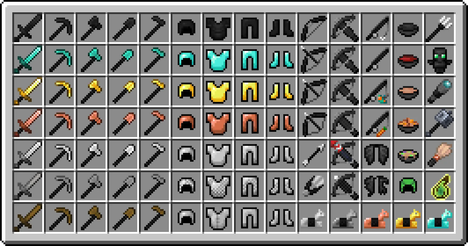 Dark Items — скриншот 2 (Текстуры, Minecraft)