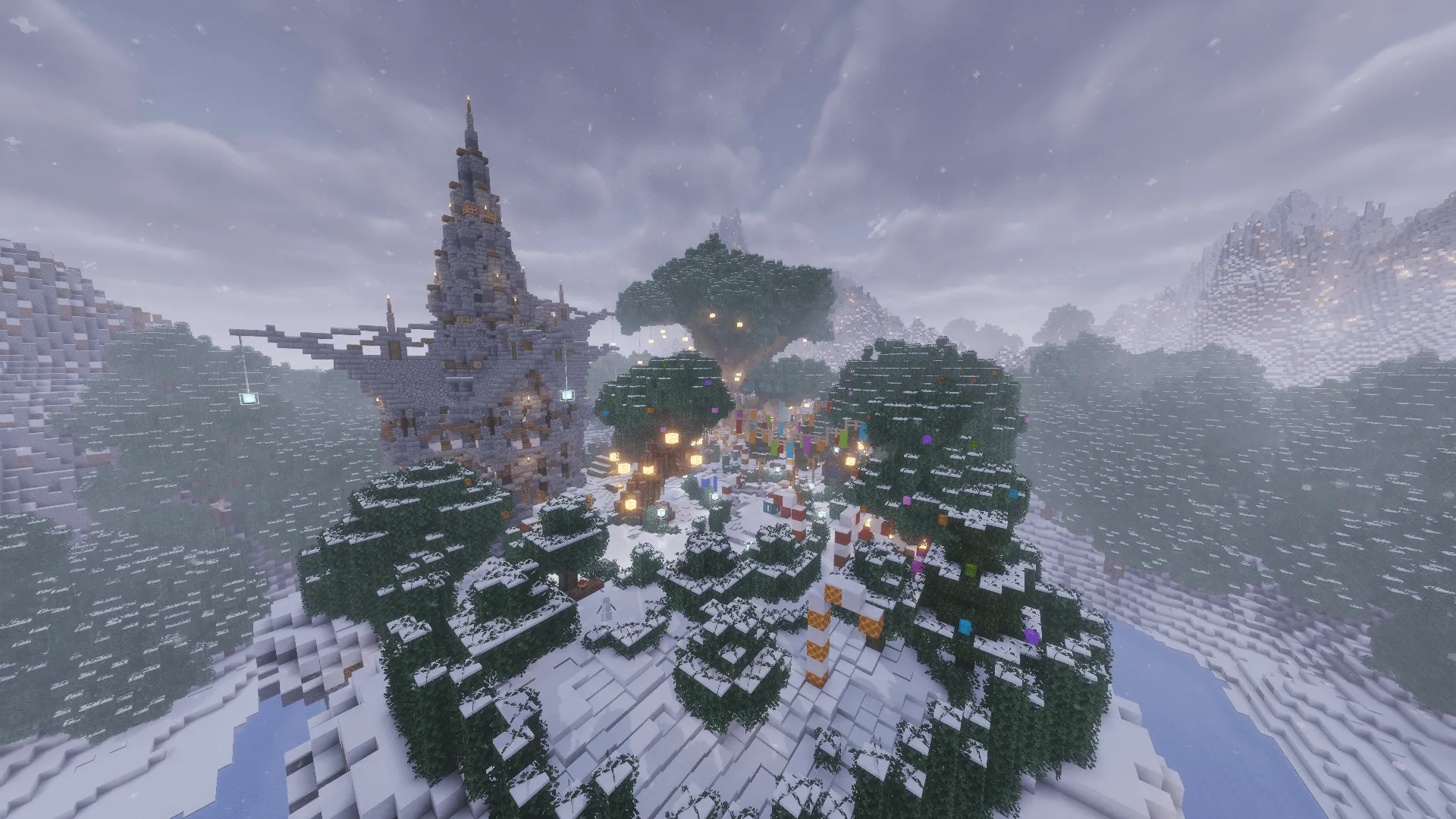 Hunt for the Missing Presents, Карты, Minecraft