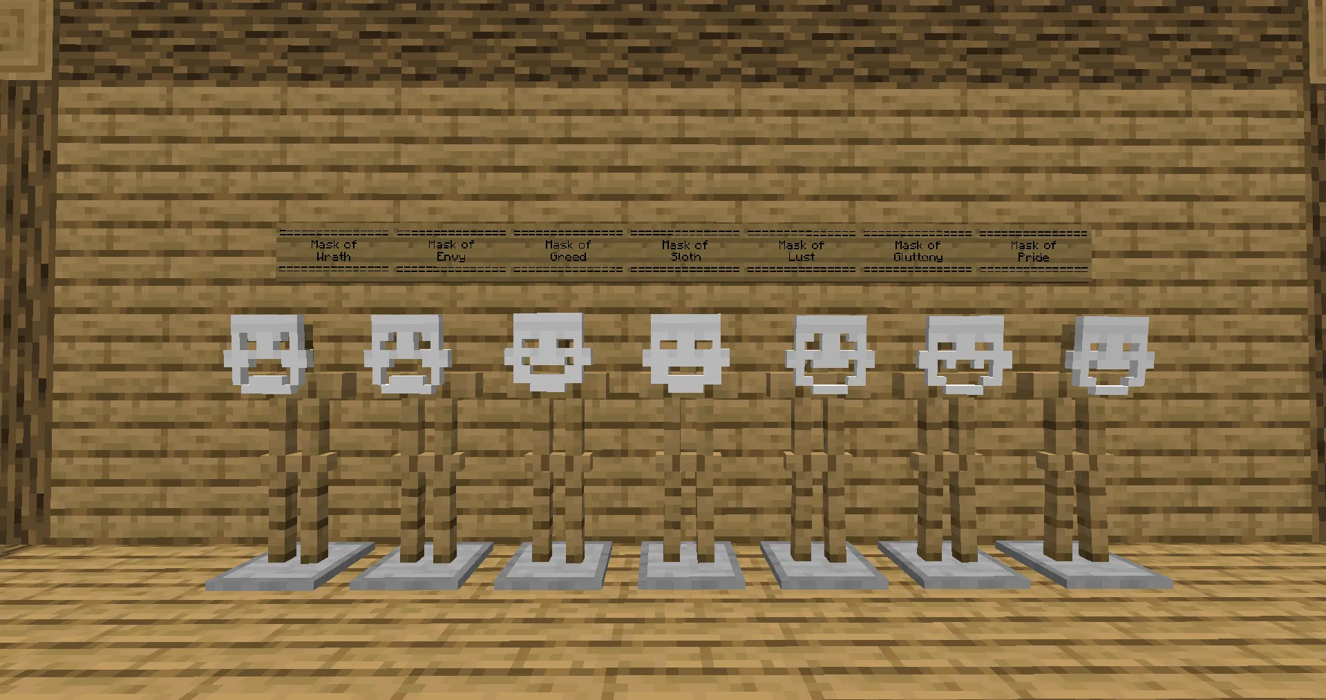 Masks of Terror — скриншот 1 (Моды, Minecraft)