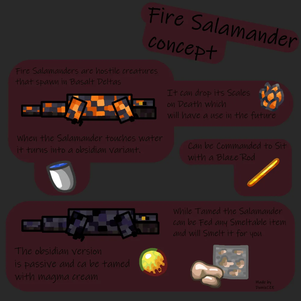 Domix's Creatures, Моды, Minecraft