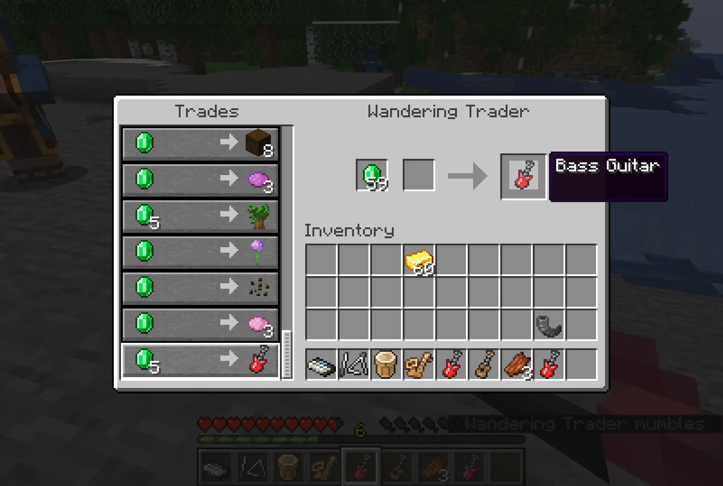 Saxophone & More, Дата-паки, Minecraft