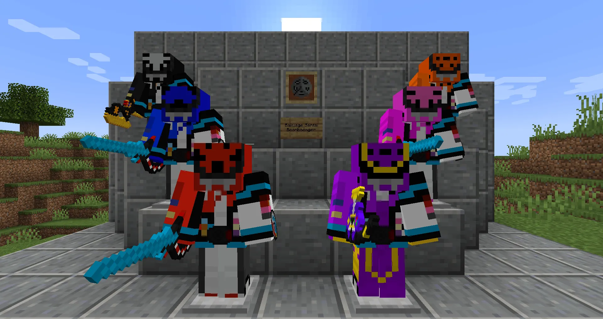 Super Sentai Craft, Моды, Minecraft