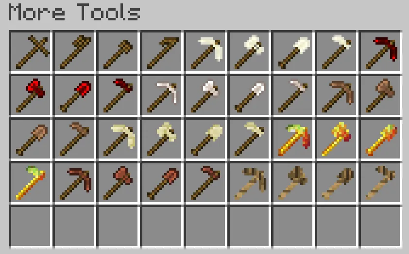 Tools for Everything — скриншот 1 (Моды, Minecraft)