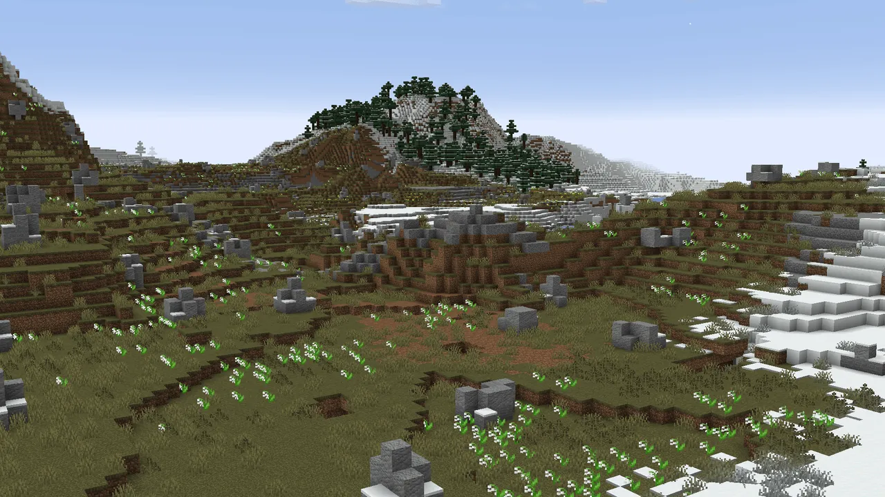 Cliff under a Tree (Clifftree) - Mod Version — скриншот 1 (Моды, Minecraft)
