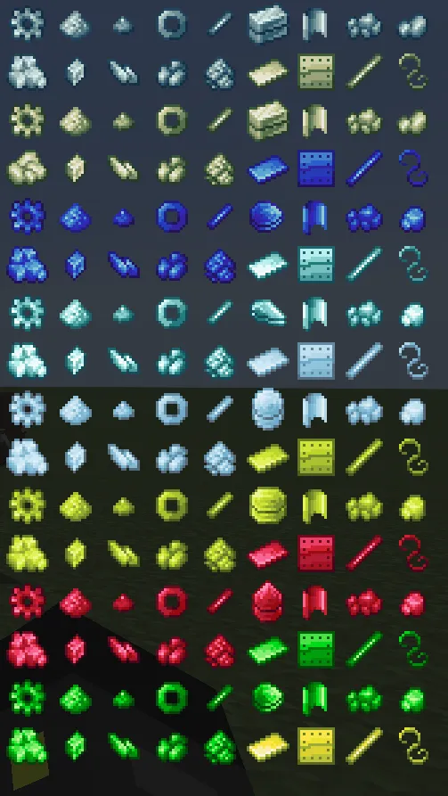 Ropyxa Recourses (RR), Моды, Minecraft
