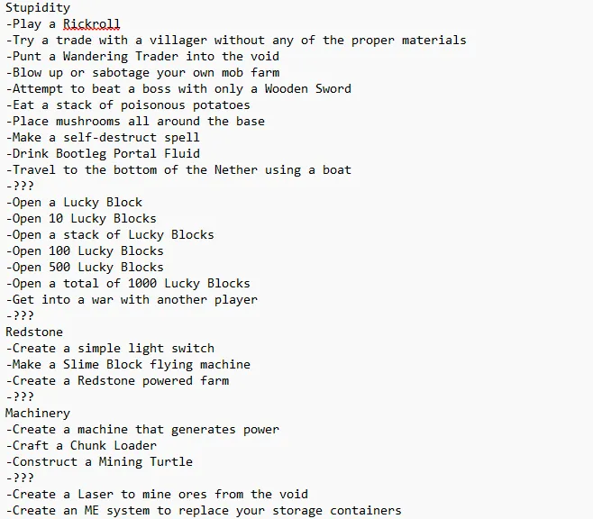 Void Factory V, Модпаки, Minecraft