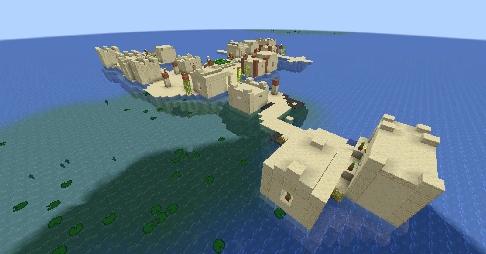 [World Generator] Ocean Only World / Water World — скриншот 1 (Кастомизации, Minecraft)