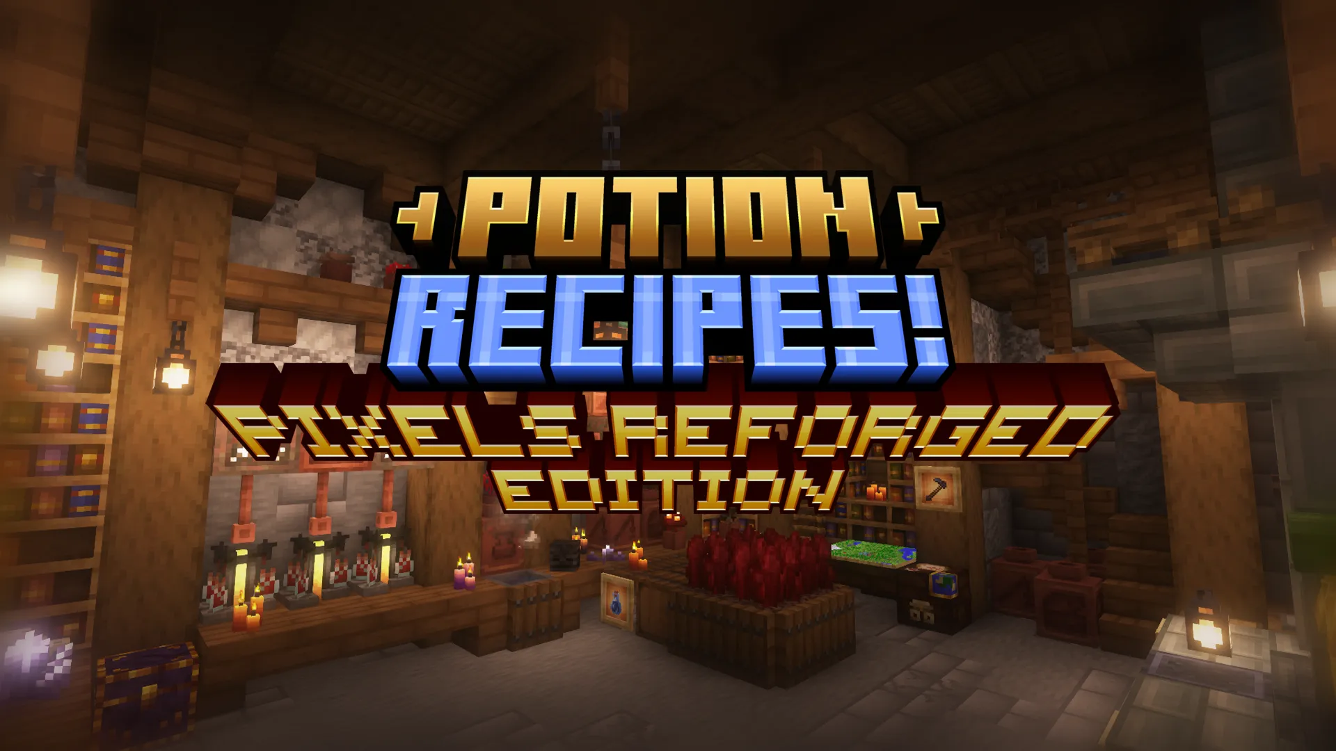 Potion Recipes: Pixels Reforged Edition!, Текстуры, Minecraft