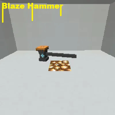 Yong's Blaze hammer — скриншот 1 (Моды, Minecraft)