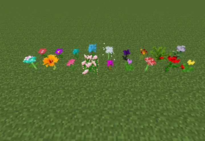 jtrent238's Fancy Flower Mod — скриншот 1 (Моды, Minecraft)