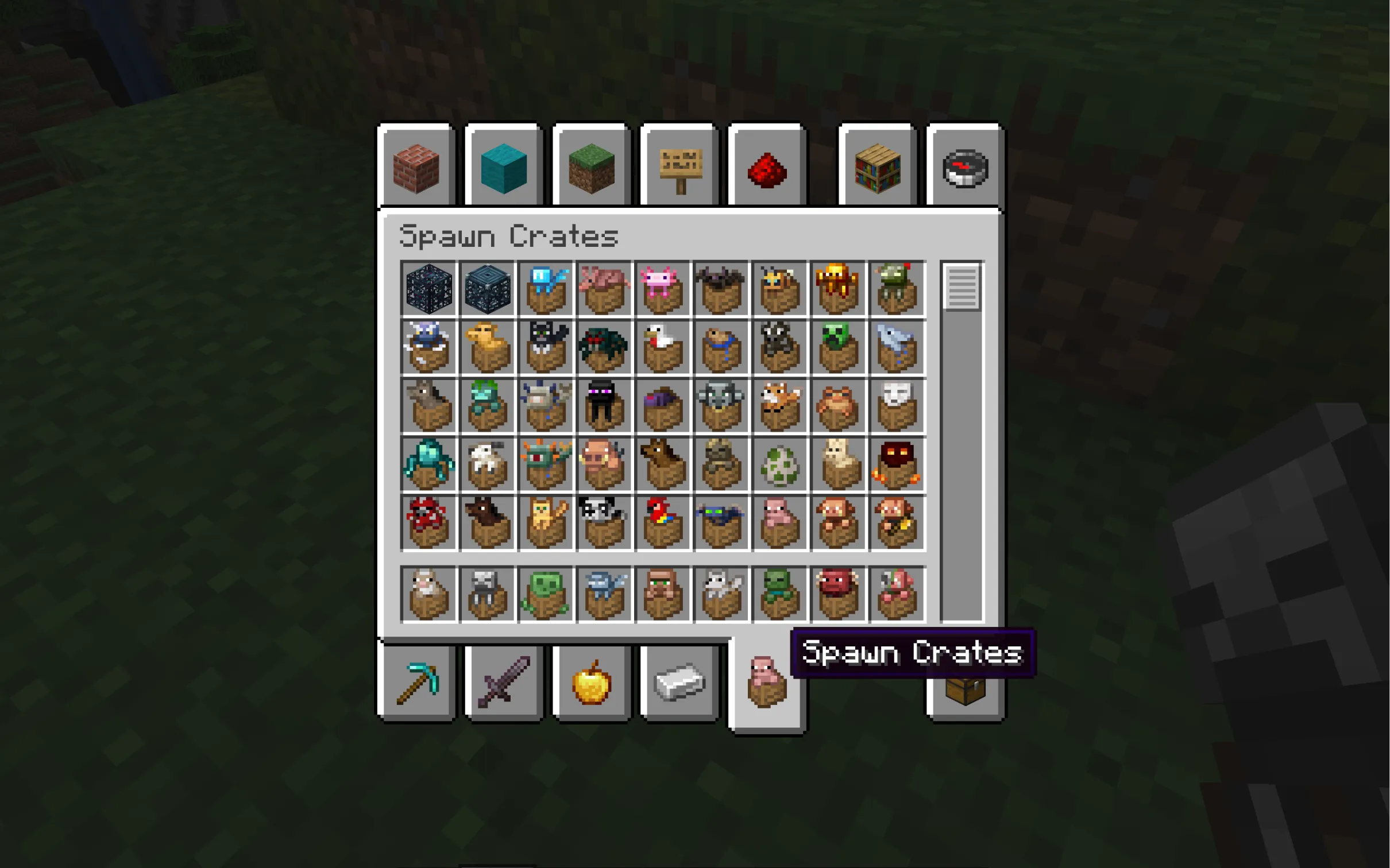Mob Crates, Текстуры, Minecraft
