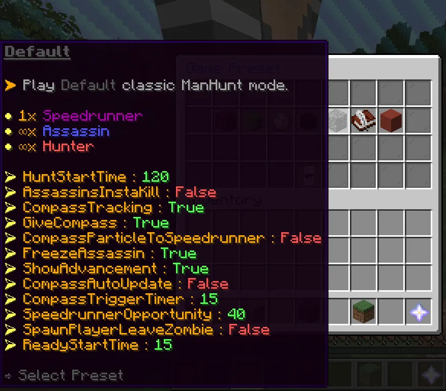 ManHunt Clone — скриншот 5 (Плагины, Minecraft)