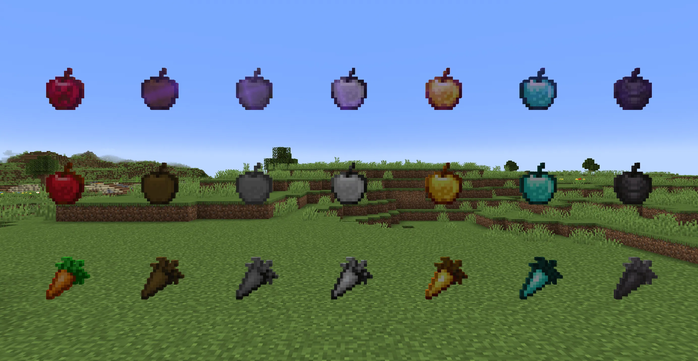 More Apples and More Carrots, Моды, Minecraft