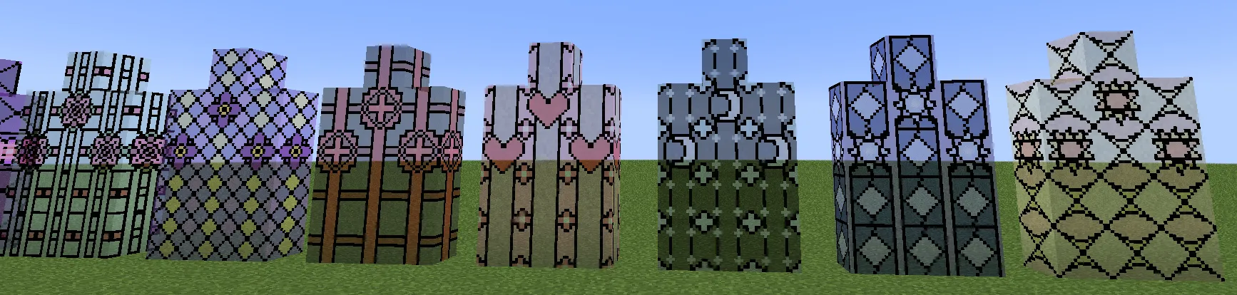 Dary's Decoratives:  Mosaic Glass, Моды, Minecraft