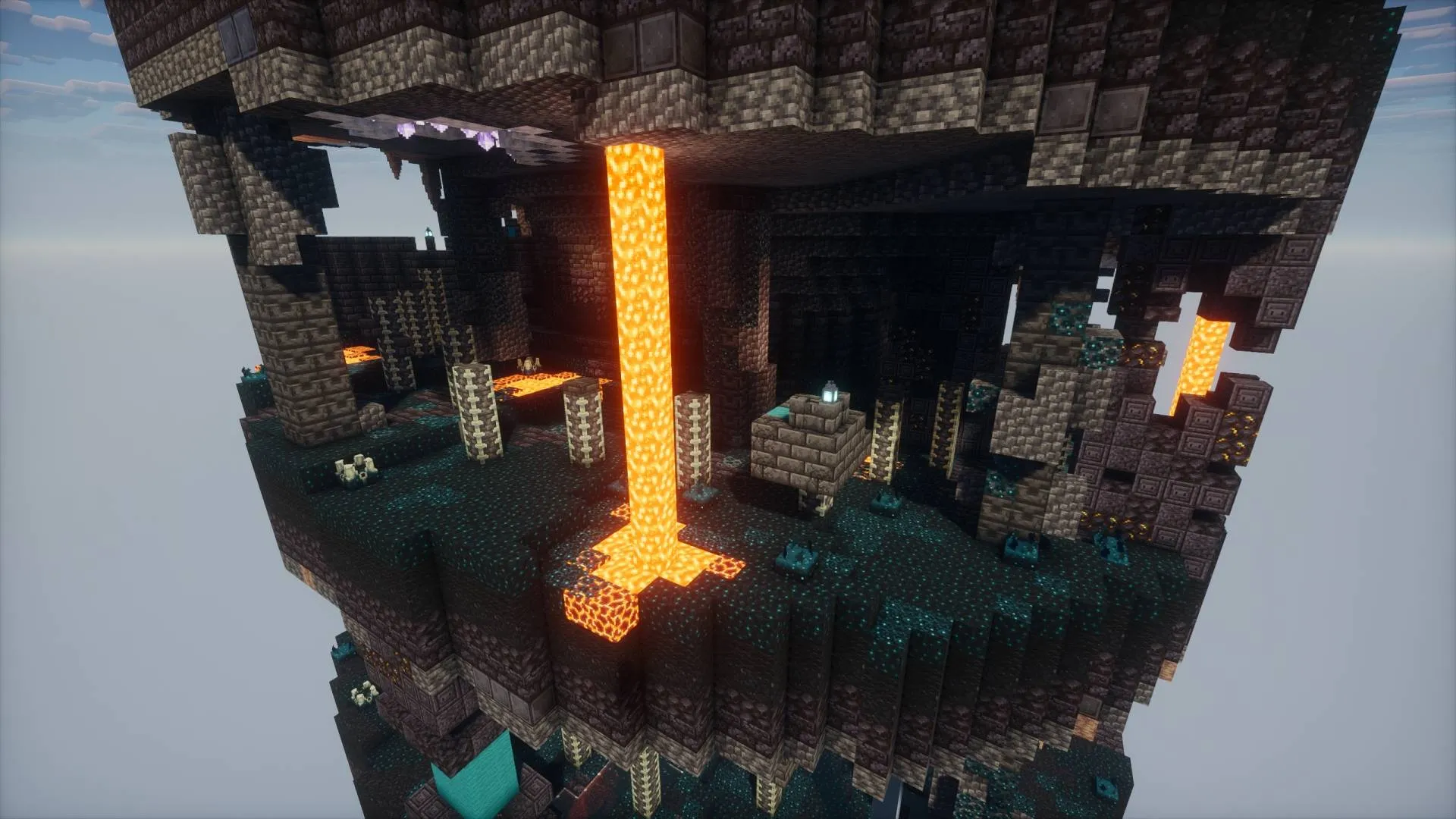 Warden Parkour, Карты, Minecraft