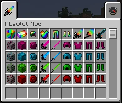Absolute, Моды, Minecraft