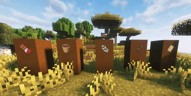 chocolate and other, Моды, Minecraft