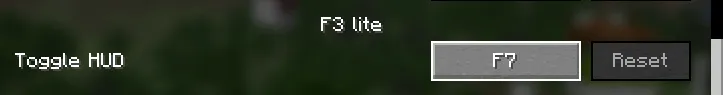 F3 Lite — скриншот 2 (Моды, Minecraft)