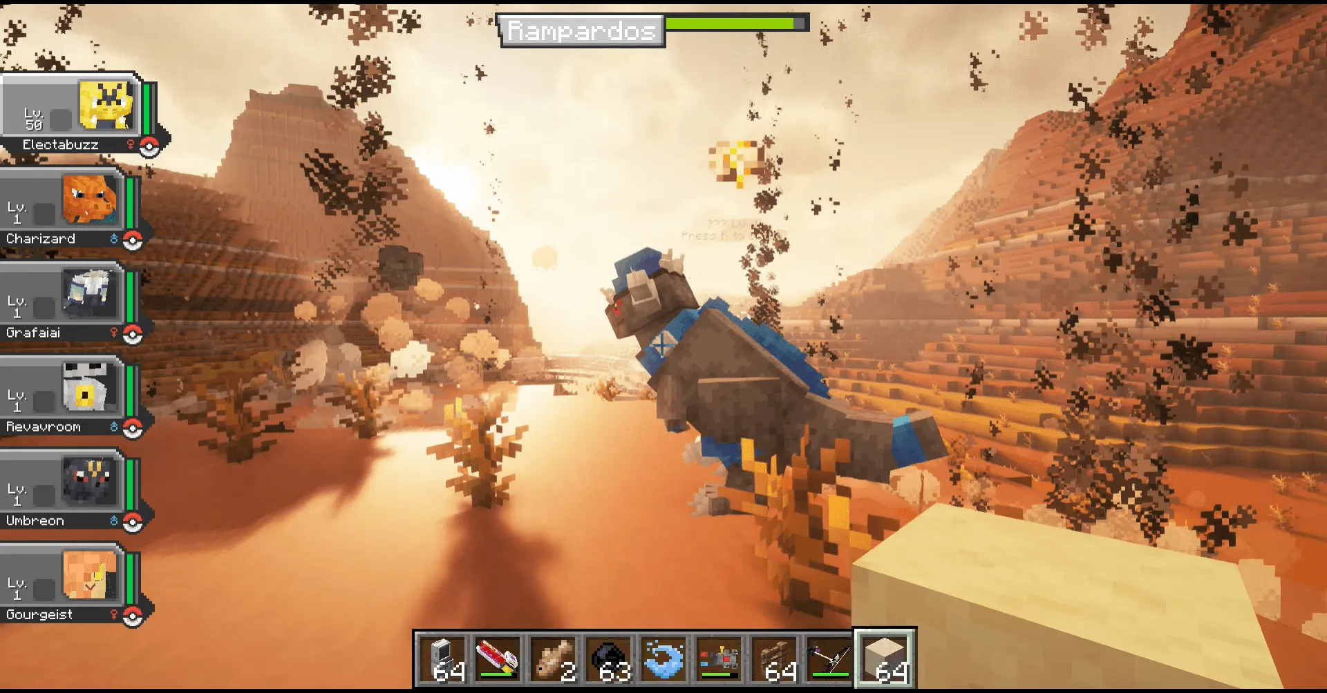 Cobblemon Fury ( real-time battle !) — скриншот 9 (Моды, Minecraft)