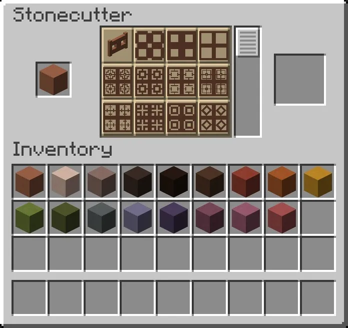 Decorative Terracotta Lattices — скриншот 1 (Моды, Minecraft)