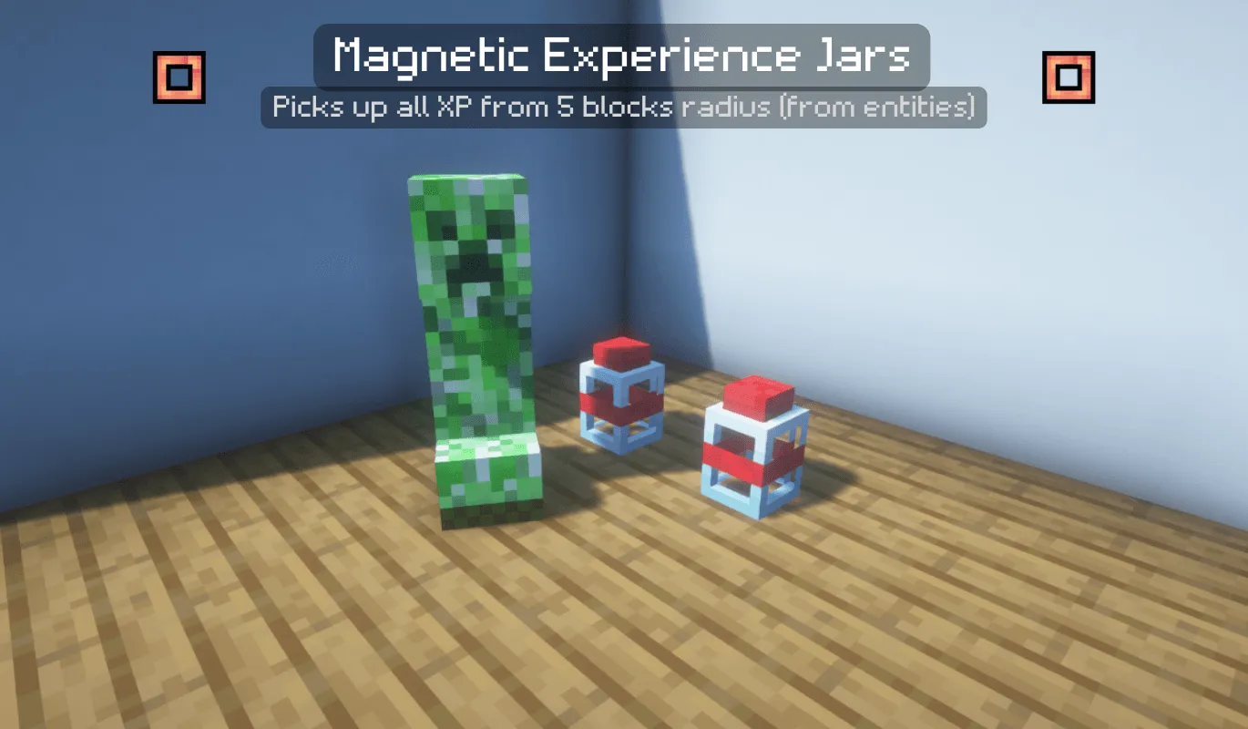 [🧲MAGNETIC JARS] Experience Jars, Моды, Minecraft