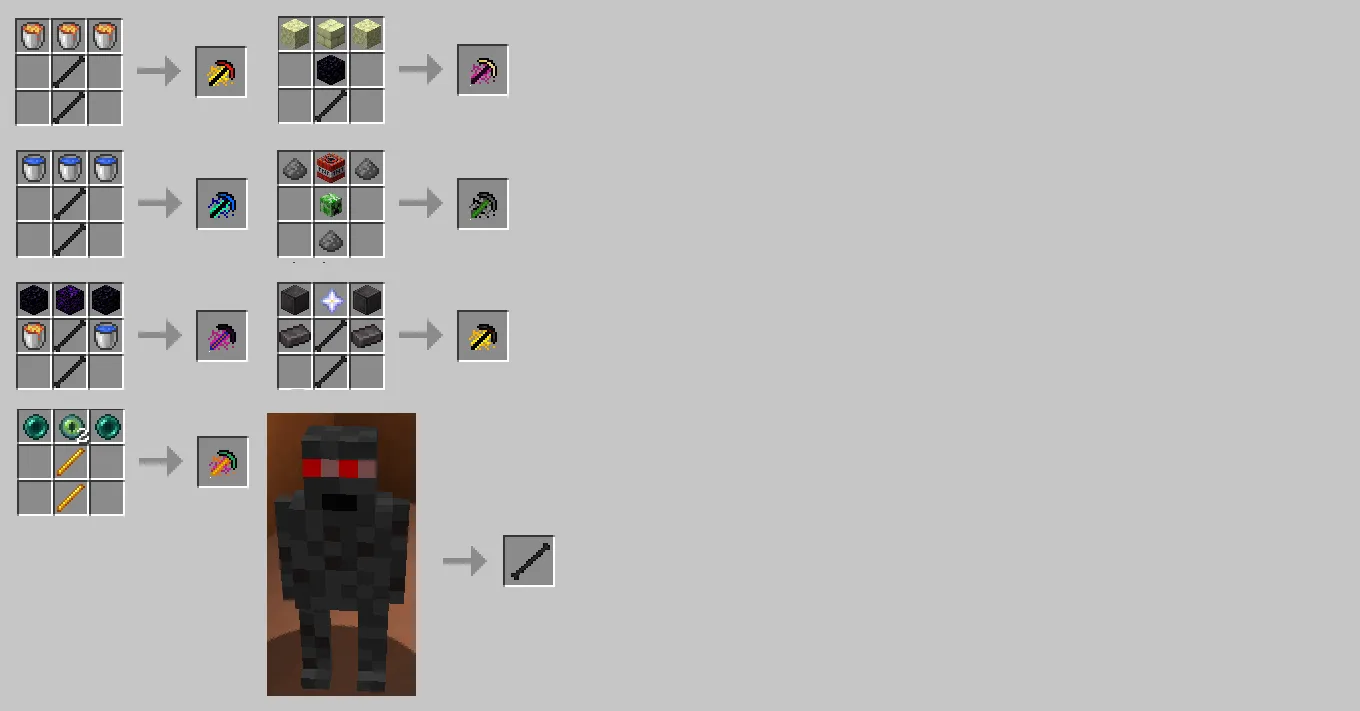 World of pickaxes with skills — скриншот 1 (Моды, Minecraft)