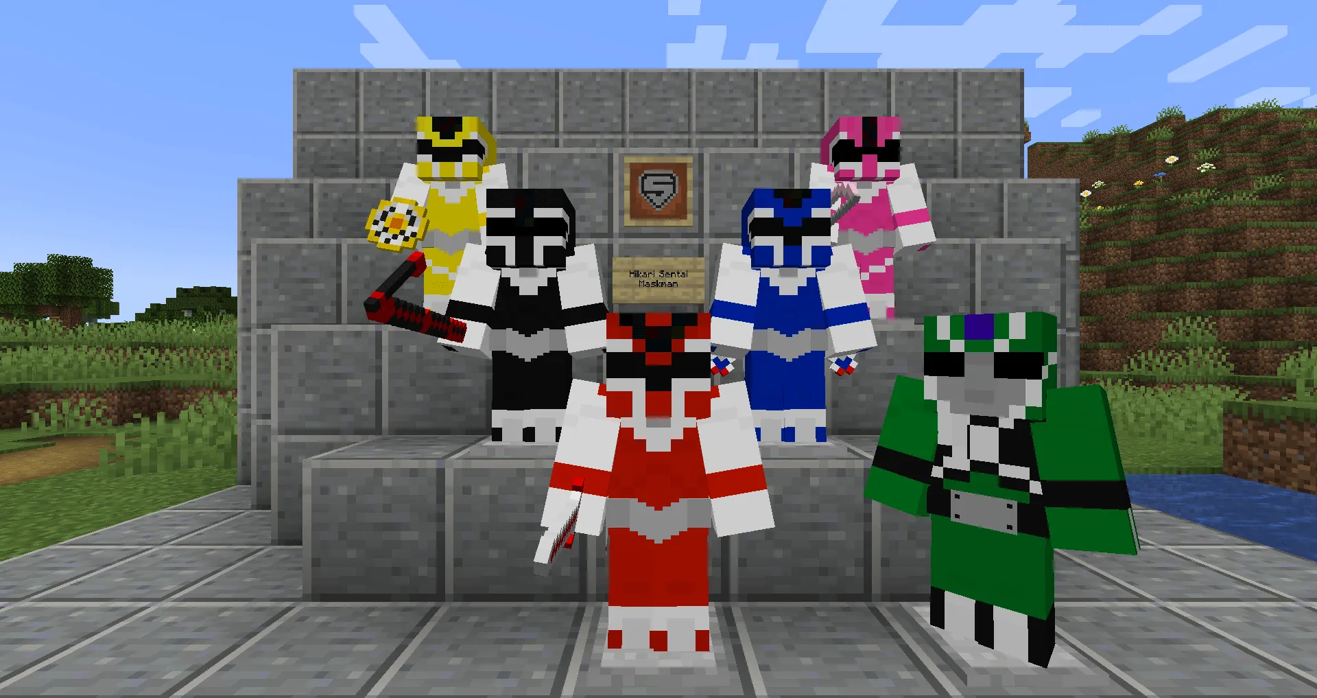 Super Sentai Craft, Моды, Minecraft
