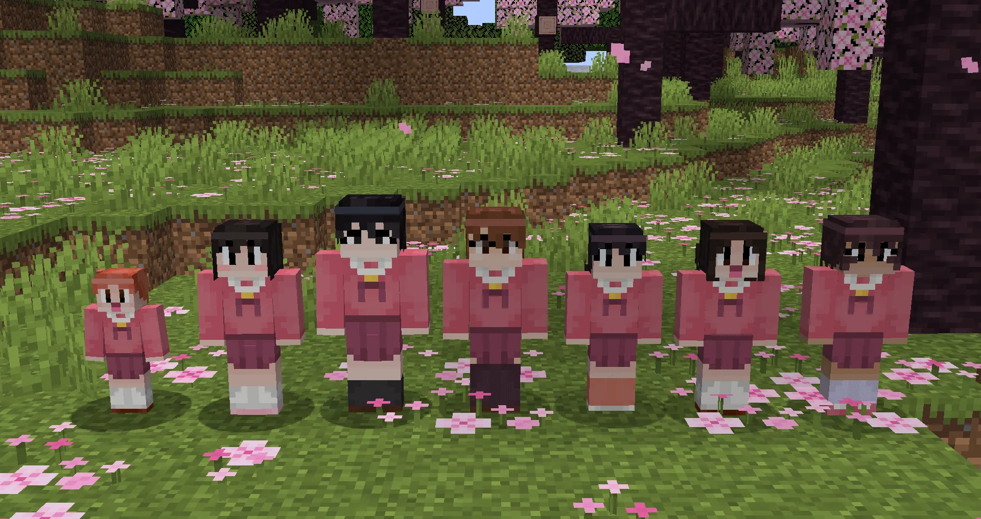 Azumanga Girls, Моды, Minecraft