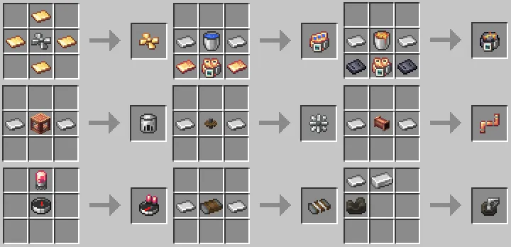 Create Immersive Aircrafts - Recipes — скриншот 2 (Текстуры, Minecraft)