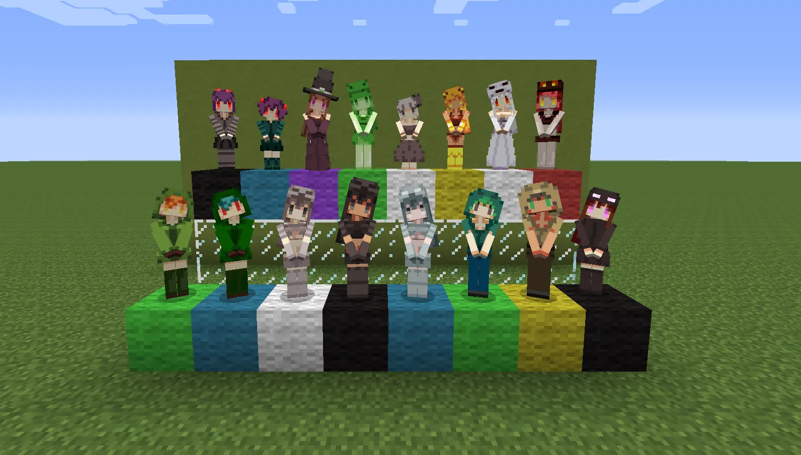 Cute Mob Models: LittleMaidMob Pack — скриншот 9 (Текстуры, Minecraft)