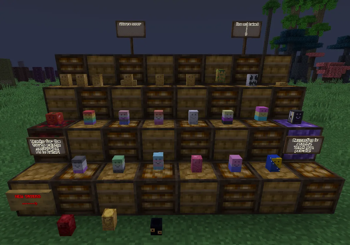 Steals Your Mana (Modern Tiny Potato), Текстуры, Minecraft