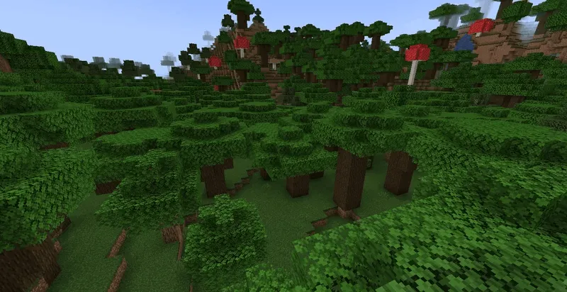Alternate Dark Oak Leaves — скриншот 2 (Текстуры, Minecraft)