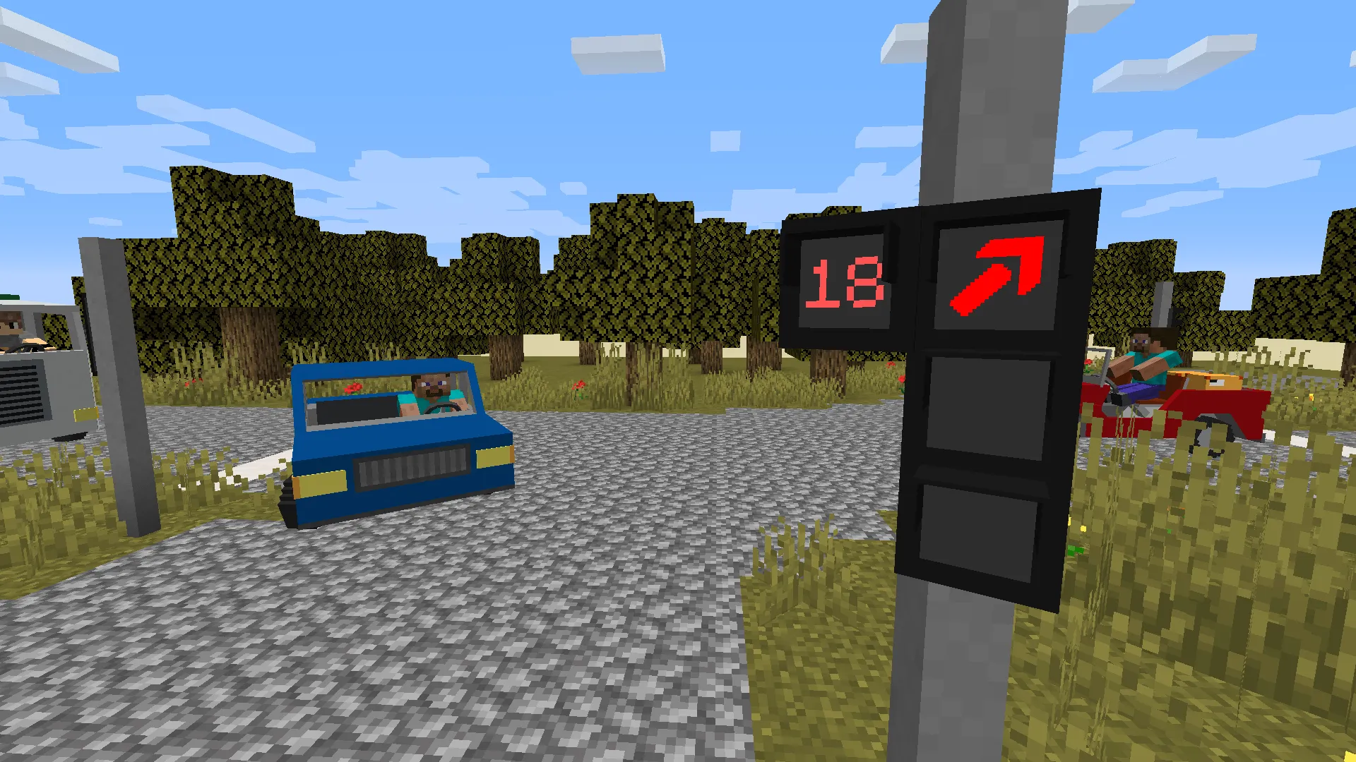 Traffic Simulator, Моды, Minecraft