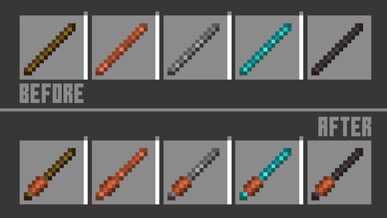 Construction Sticks Grips, Текстуры, Minecraft