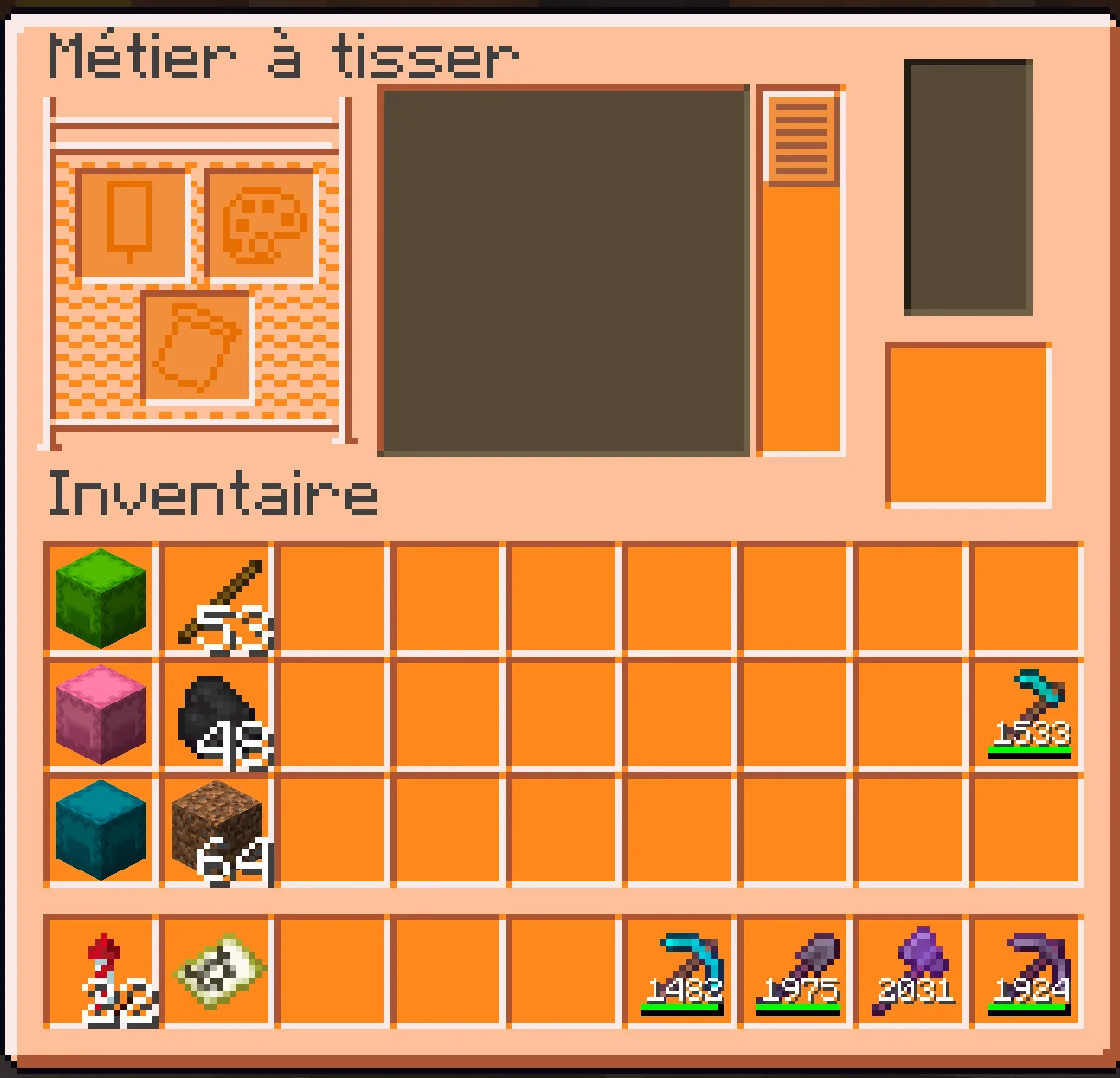 Fox Themed GUI — скриншот 2 (Текстуры, Minecraft)