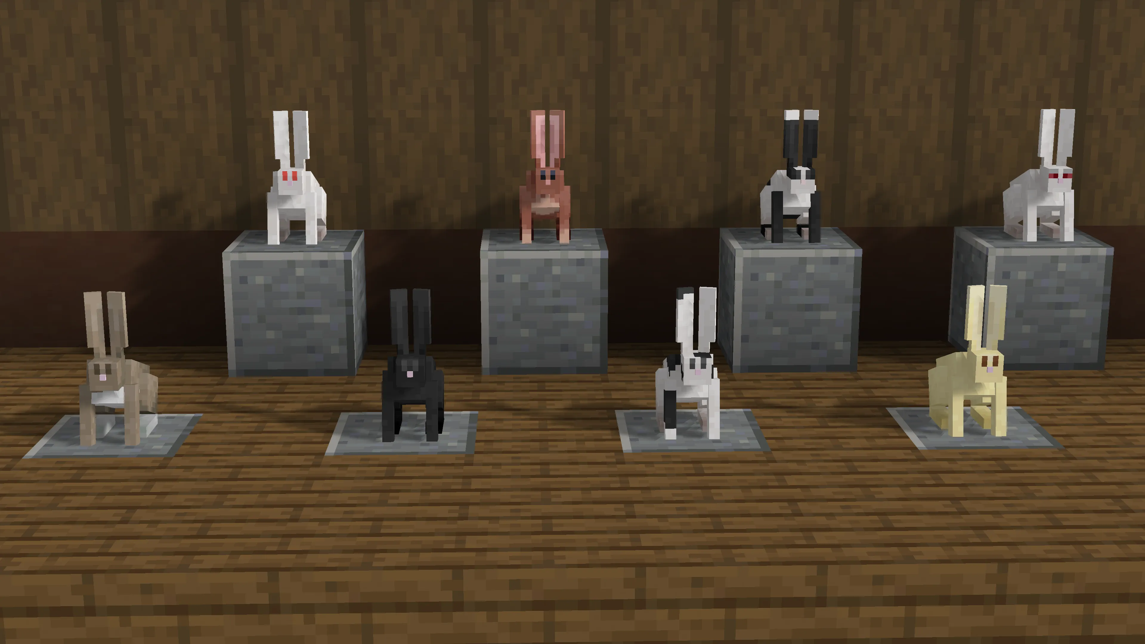 Jumbo Rabbits, Текстуры, Minecraft