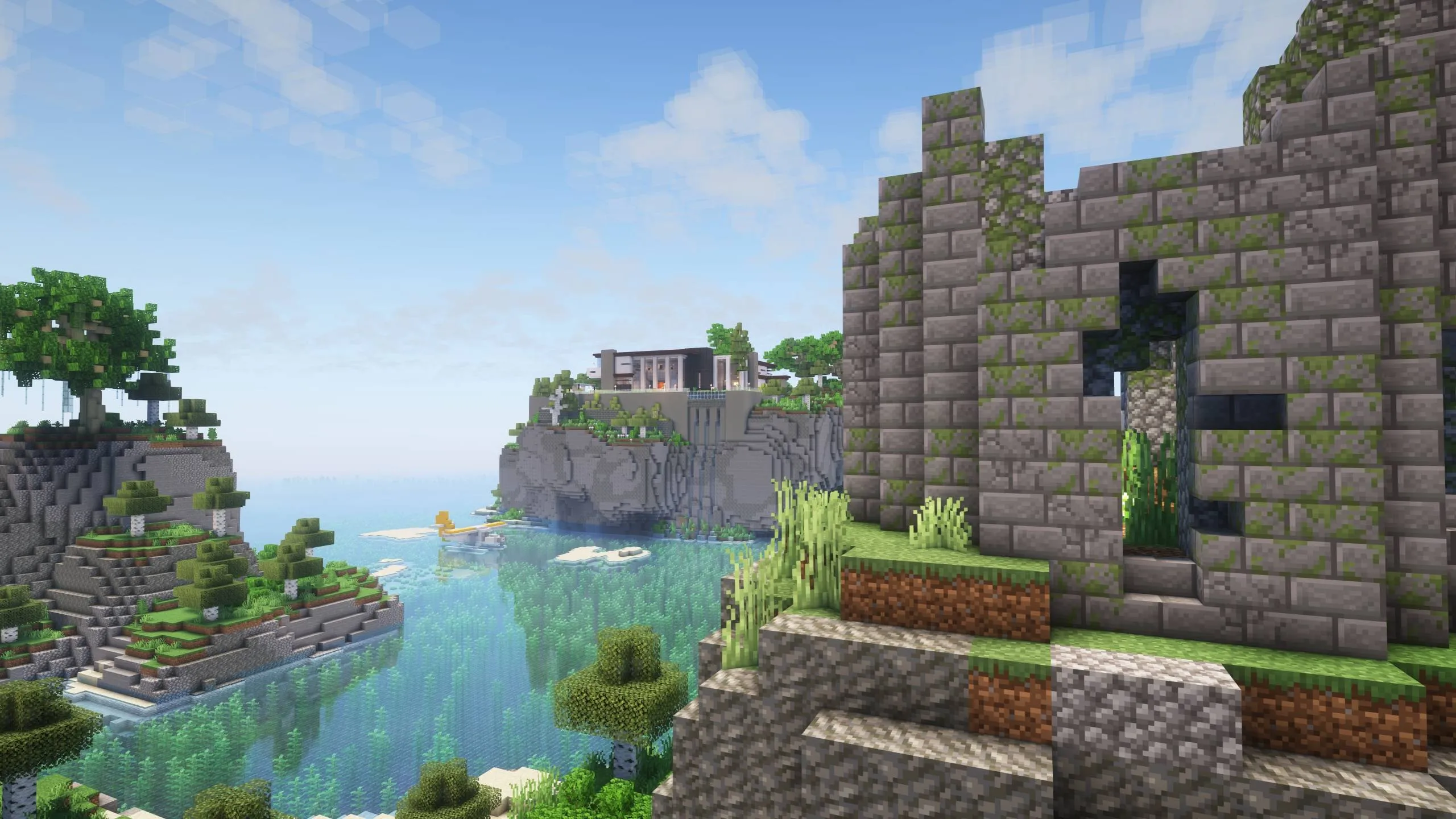 Modern Mansion - Survival Spawn — скриншот 5 (Карты, Minecraft)