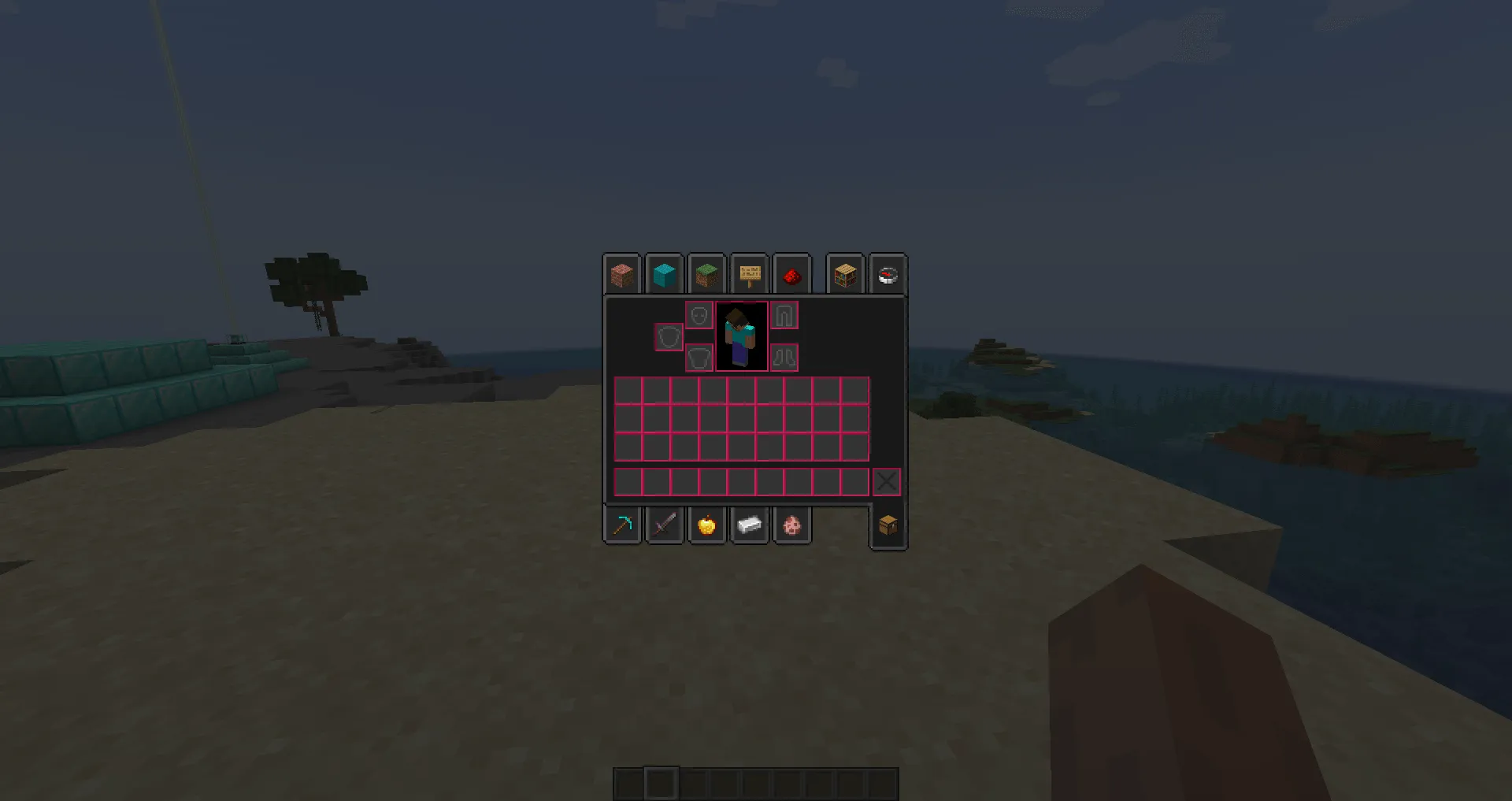 Dark-Pink-GUI — скриншот 2 (Текстуры, Minecraft)