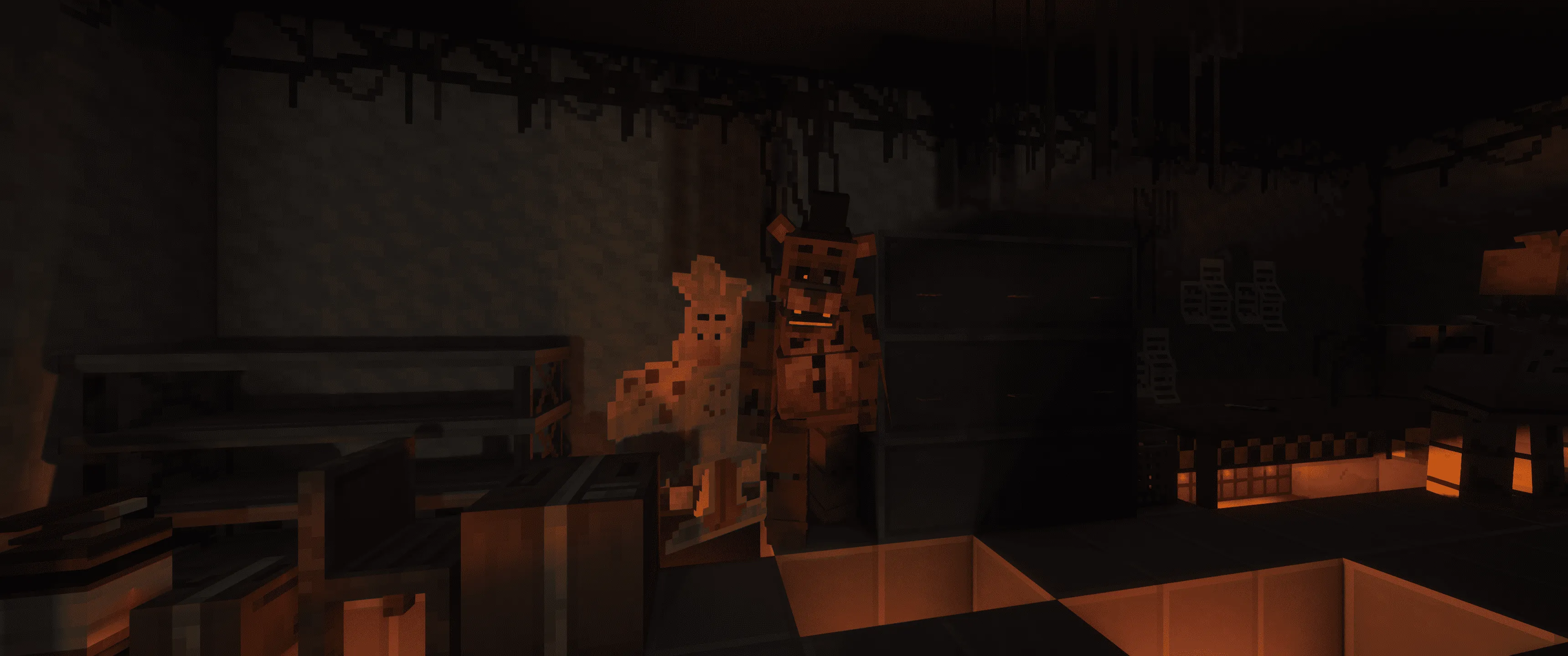 Five Nights at Pixels - The Facility — скриншот 10 (Модпаки, Minecraft)