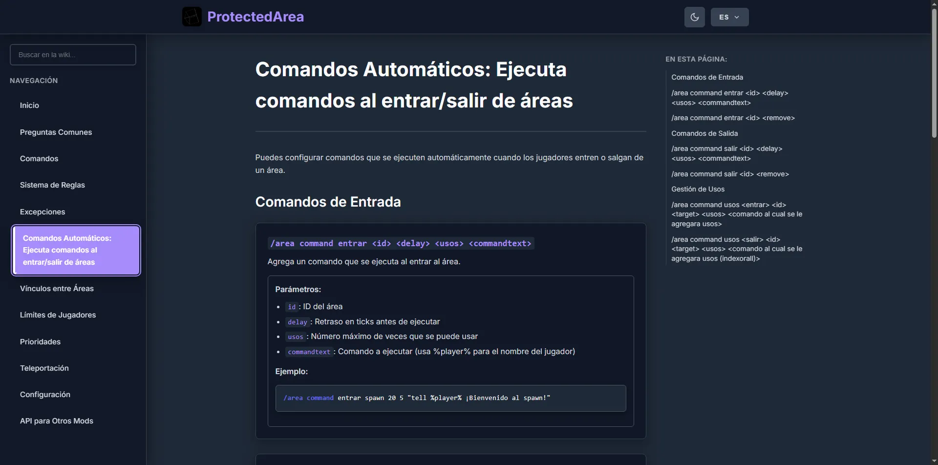 Protected Area, Моды, Minecraft