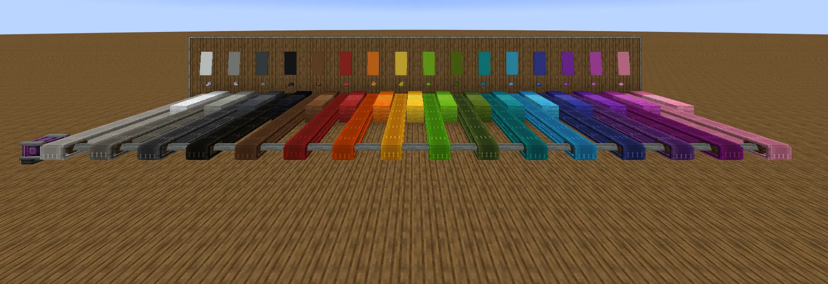 Create: Colorful Belts — скриншот 1 (Текстуры, Minecraft)