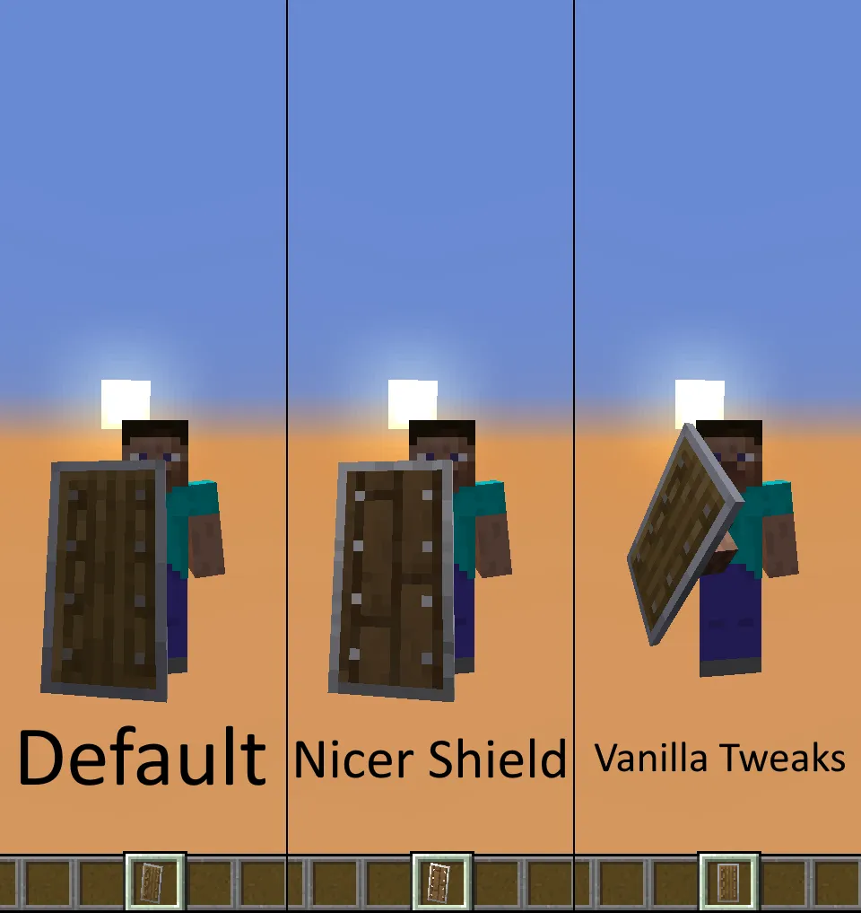 Nicer Shield — скриншот 1 (Текстуры, Minecraft)