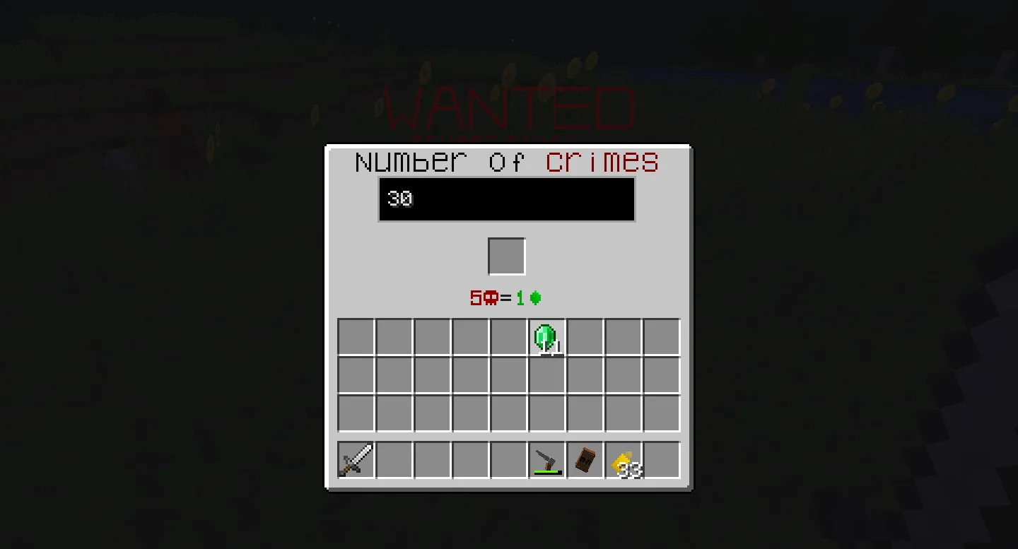 Wanted in Village — скриншот 1 (Моды, Minecraft)