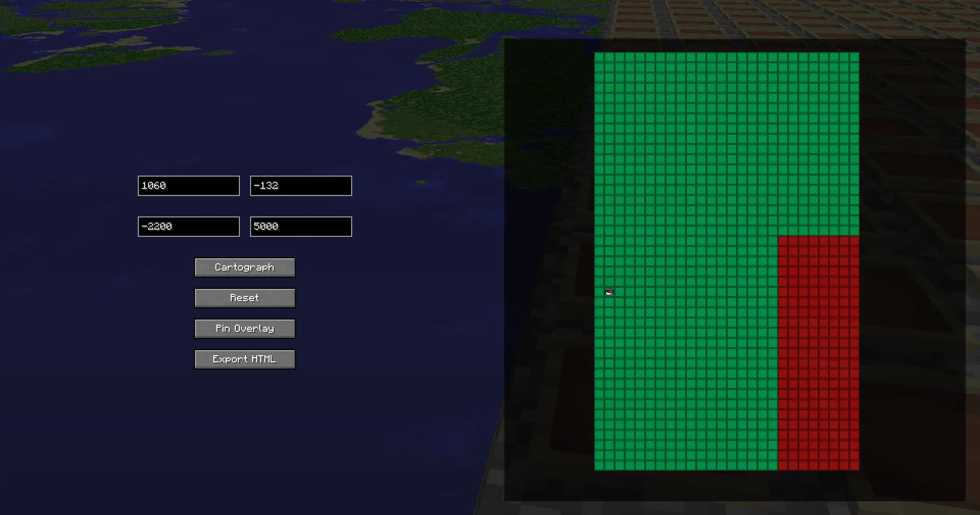 MapCoverageTracker — скриншот 2 (Моды, Minecraft)