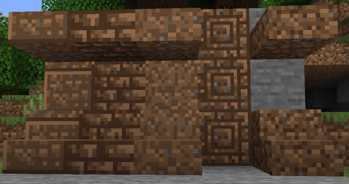 Dirt Variants — скриншот 1 (Моды, Minecraft)