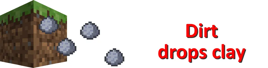 Dirt Drops Clay — скриншот 1 (Плагины, Minecraft)