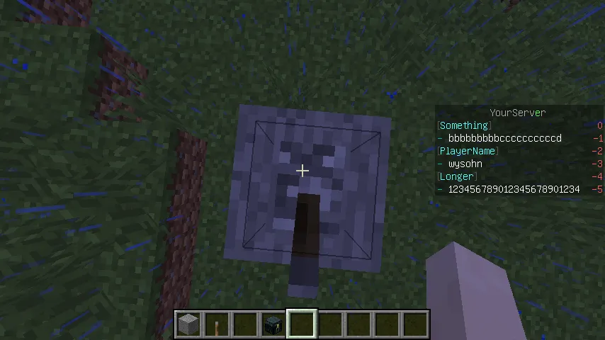 ScoreboardScreenReloaded, Плагины, Minecraft