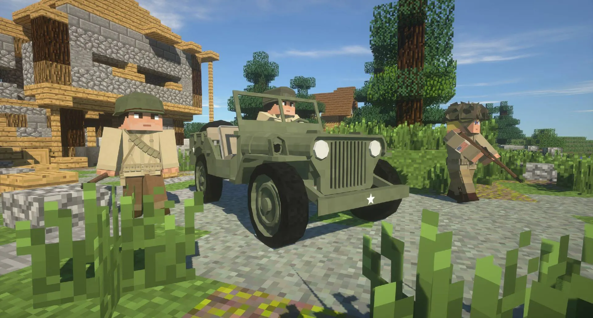 Call to Battle WW2 - Vehicles Addon! — скриншот 2 (Моды, Minecraft)